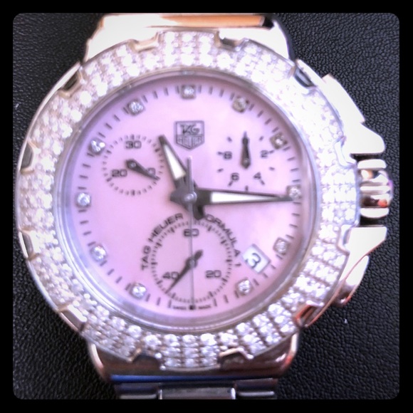 tag heuer formula 1 ladies pink diamond
